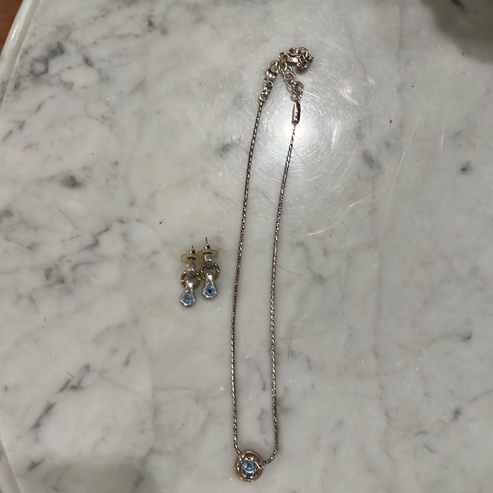 Brighton Celestial Collection Necklace and Earring Set